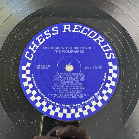 The Violinaires 1984 Checker Records NM Vinyl Their Greatest Sides Volume One - Picture 7 of 7